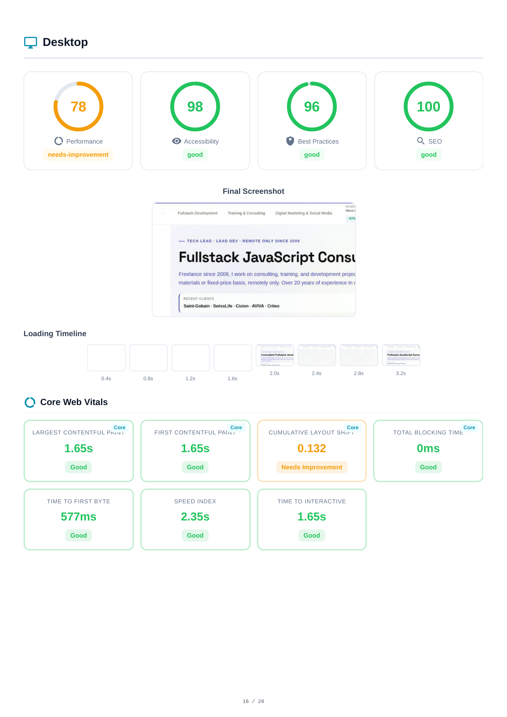 Regression Detection